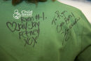Client: Child Cancer Foundation Keven Melamu/JayJay Feeney   t-shirt signing